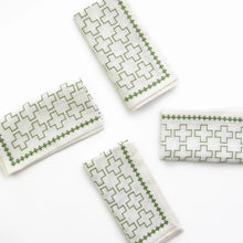 India Hicks Cross Sage Napkin
