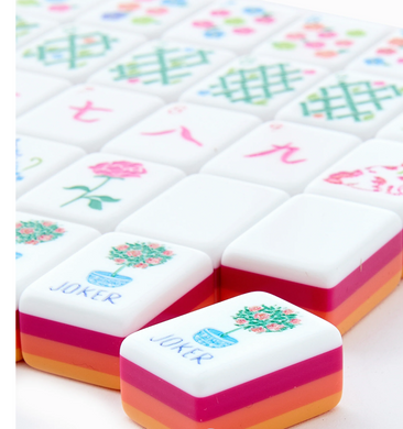 Sunset Mahjong Tiles