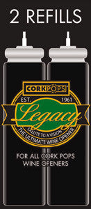Legacy Wine Bottle Opener-Refill Cartridges