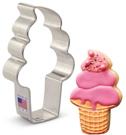 Soft Serve Ice Cream Cone Cookie Cutter
