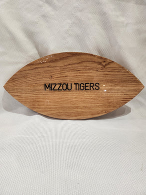 Football Shaped Board on Feet (MIZZOU TIGERS)