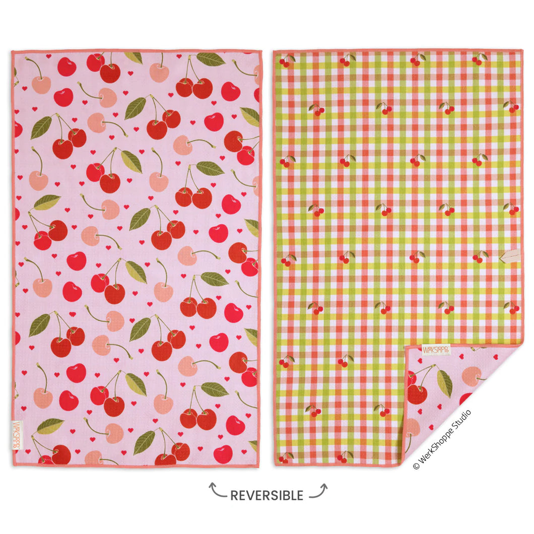 Cherry Hearts Towel