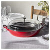 Brasier W/Glass Lid 3.5 Qt - Cherry