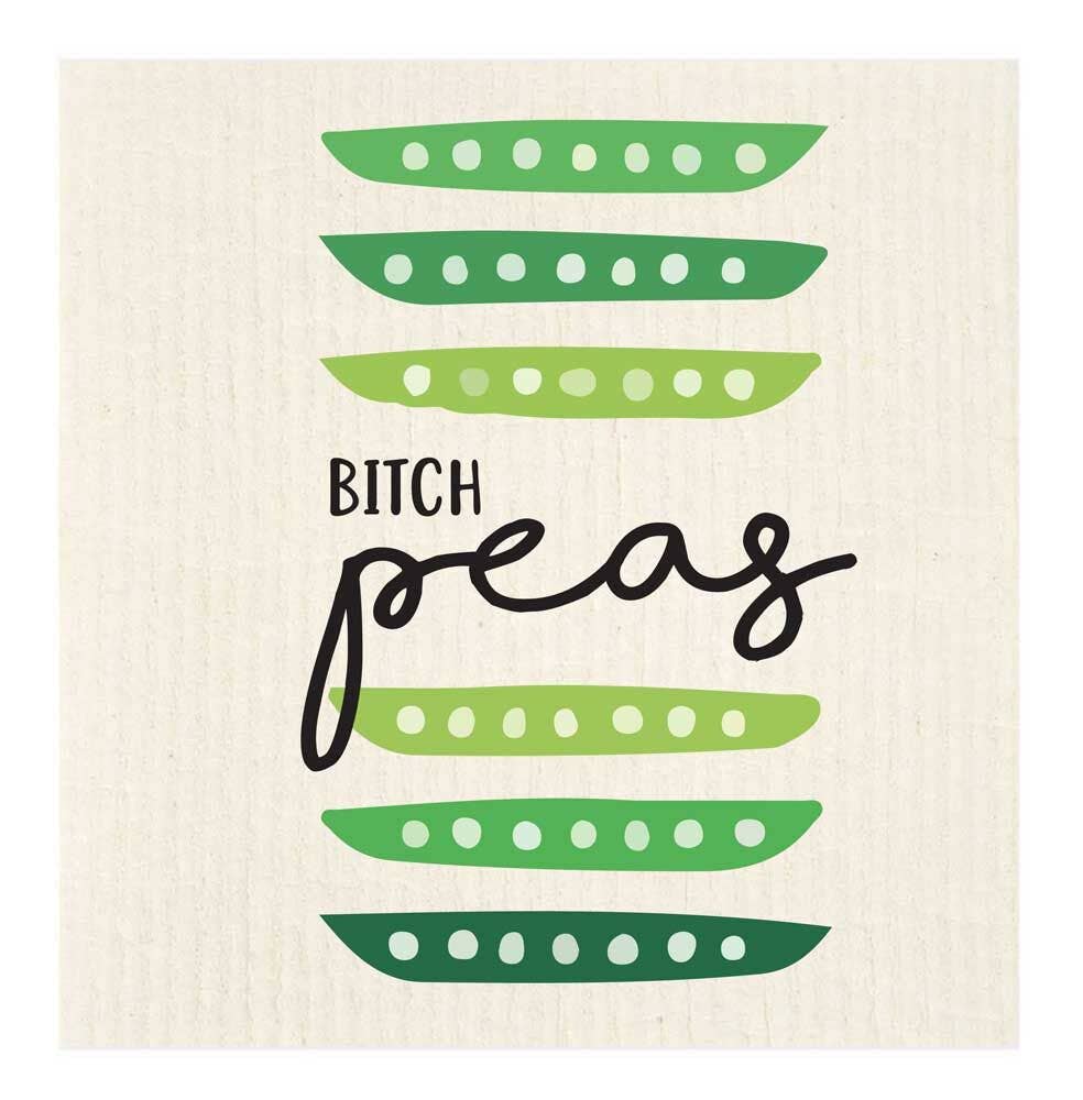Bitch Peas Swedish Dishcloth