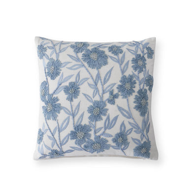 Blue Floral Pillow-18