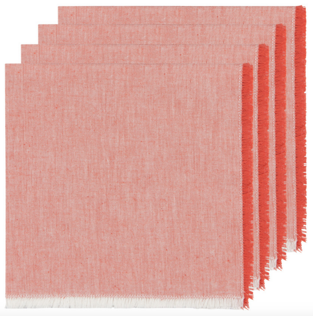 Chambray Napkin-Clay