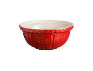 Cane Mixing Bowl-S12 13.75"-Red