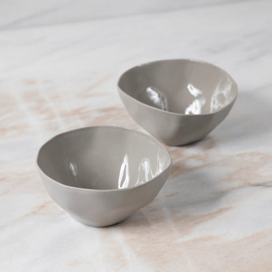 Tam Stoneware Pinch Bowl Sterling