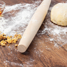 French Rolling Pin with Tapered Ends, Wood, 20"
