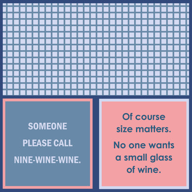 NAPKIN Of course size matters | Funny Home Gift | Cocktail Napkin