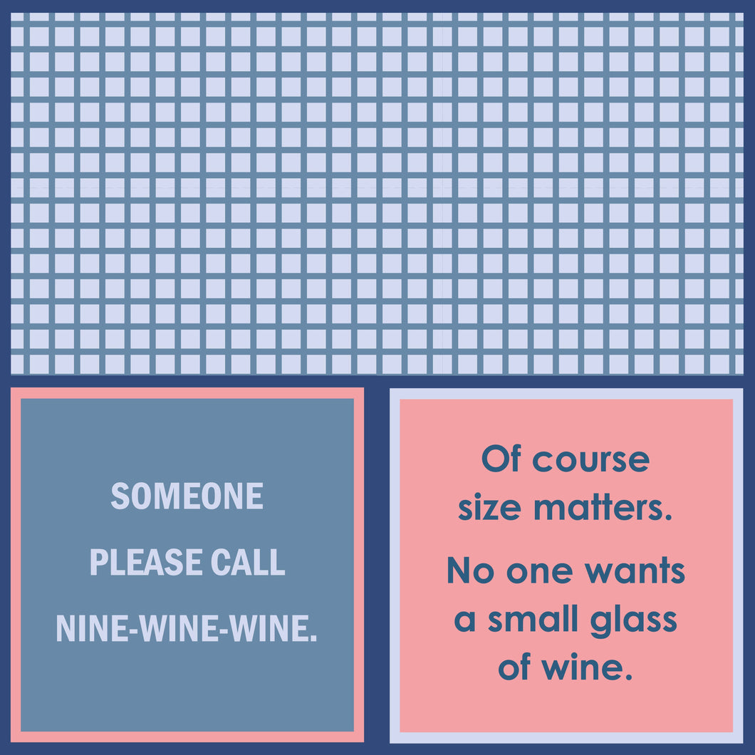 NAPKIN Of course size matters | Funny Home Gift | Cocktail Napkin