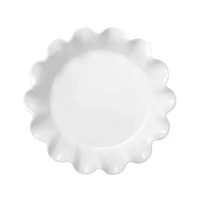 Ruffled Pie Dish-Sugar