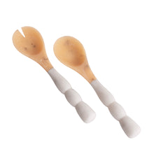 Sorbet Salad Servers in Coconut