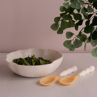 Sorbet Salad Servers in Coconut