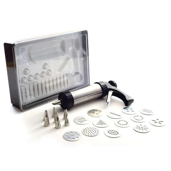 S/S COOKIE/ICING PRESS W/CASE