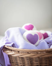 Lavender Heart Eco Wool Dryer Ball
