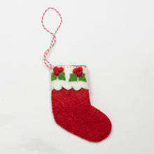 Ornament - Red Felt Christmas Stocking