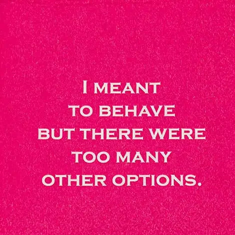 Too Many Other Options Cocktail Napkin