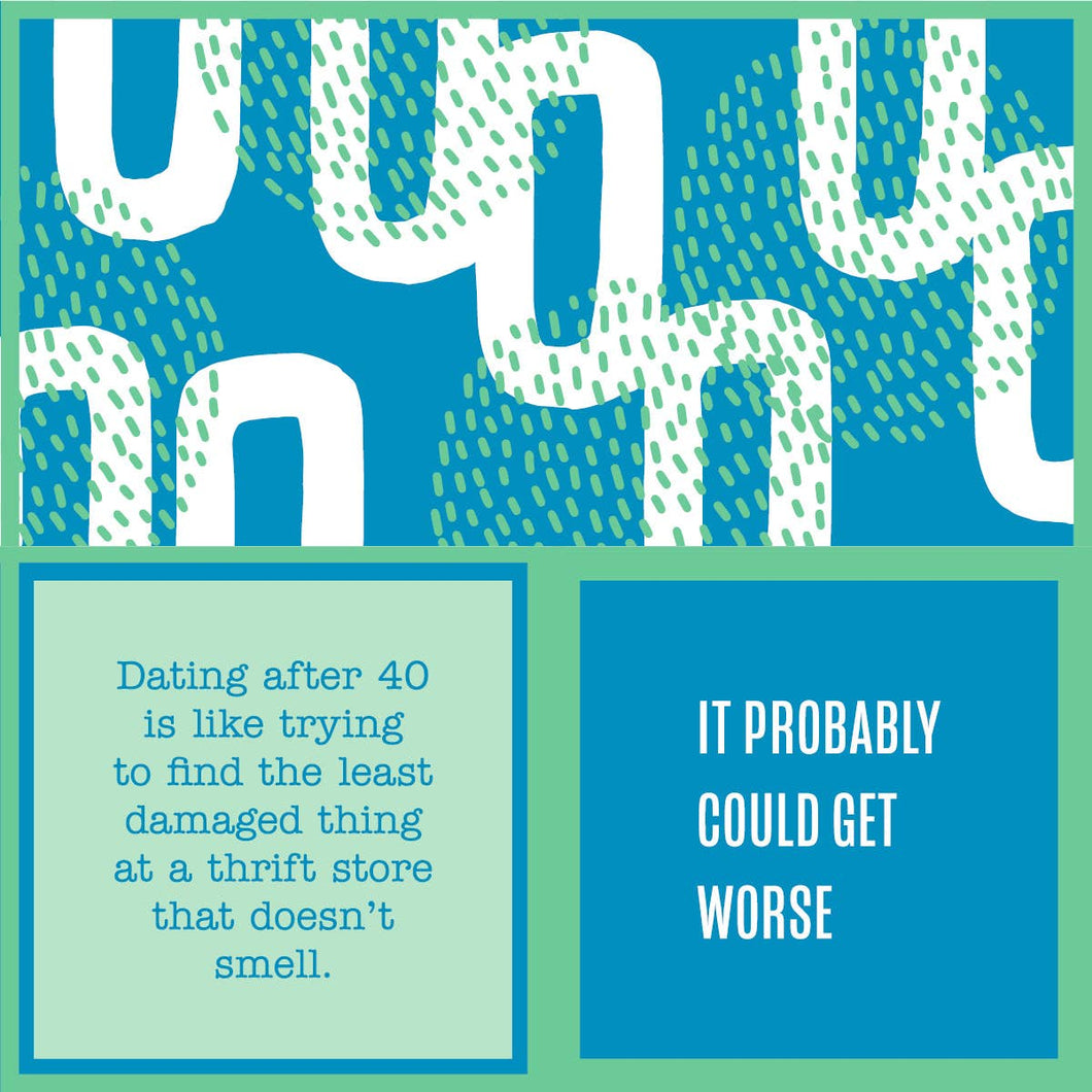 NAPKIN Dating After 40 | Funny Party Gift | Cocktail Napkin