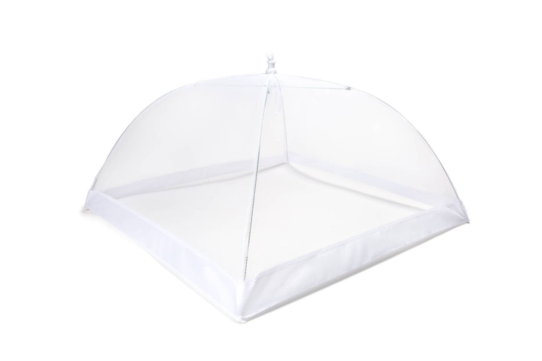 Jumbo Square Food Umbrella, Mesh Screen, 24