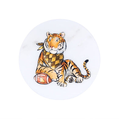 Missouri MO State Spirit Tiger Marble Coaster