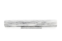 Marble French Rolling Pin with Base, White, 11"