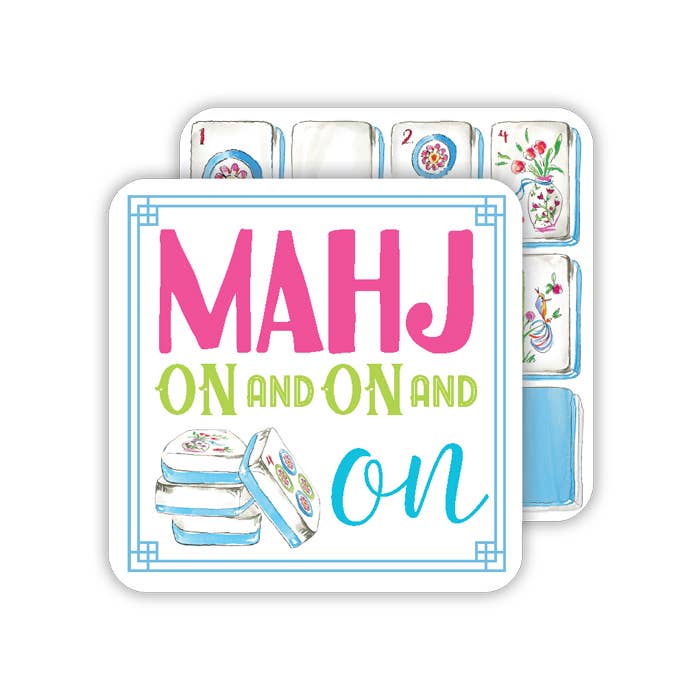 Mahjo Tiles Mahj on and on and on Coaster - Thumbnail 4