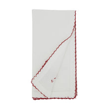 Whip Stitch Candy Cane Napkin