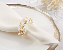 Pearl Napkin Ring - Pairs with Solid Colors