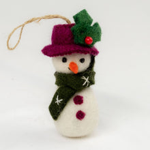 Ornament - Felt Winter Snowmen - Assorted