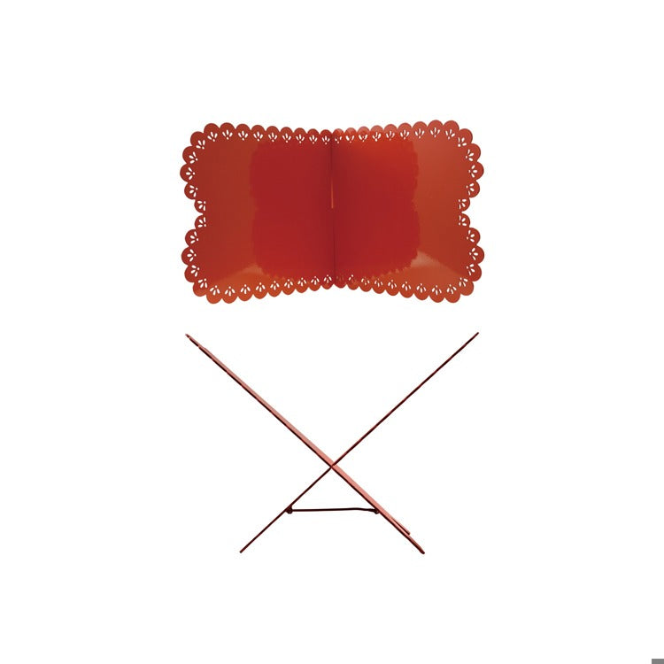 Red Metal Book Holder