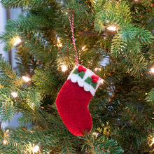 Ornament - Red Felt Christmas Stocking