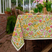 70's Flower Tablecloth
