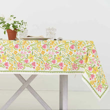 70's Flower Tablecloth