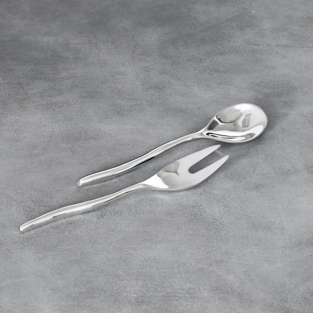 Vento Modern Salad Servers