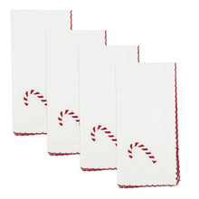 Whip Stitch Candy Cane Napkin