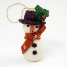 Ornament - Felt Winter Snowmen - Assorted