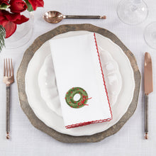 Whip Stitch Wreath Napkin