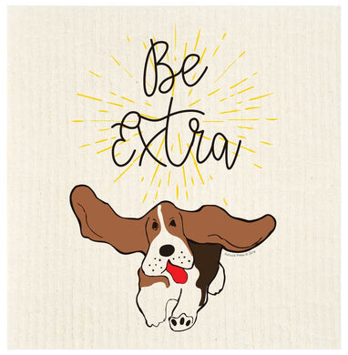 Be Extra Floppy Ears Dog Swedish Dishcloth