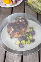 Round Mesh Food Cover, Chrome, 11.75"