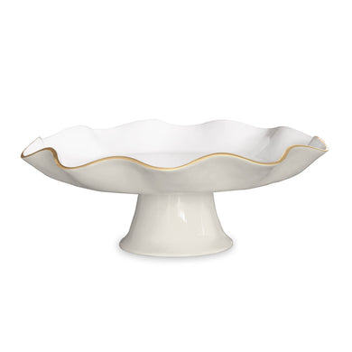 ENCANTO Carola Pedestal Cake Plate-Cream