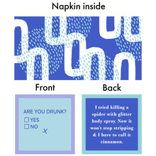 NAPKIN Of course size matters | Funny Home Gift | Cocktail Napkin