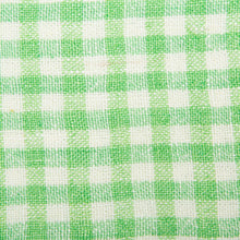 Two-Tone Gingham Kitchen Towels Lime & Aqua, Set of 2