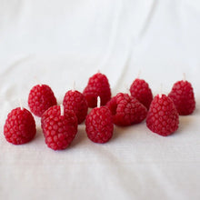 Beeswax Raspberry Candles