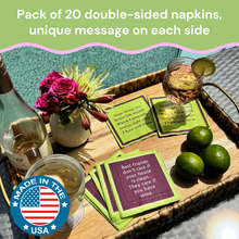 NAPKIN Of course size matters | Funny Home Gift | Cocktail Napkin