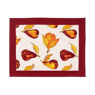 Orchard Pear Placemat-Burgundy