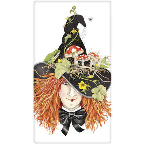 Mushroom Witch Towel