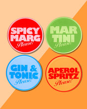 Drinks on Me | Set of 4 Coasters