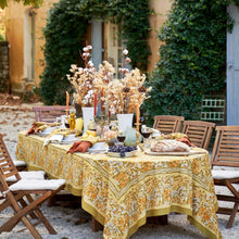 Jardin Mustard & Grey Cloth