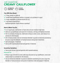 Cali Creamy Califlower Soup
